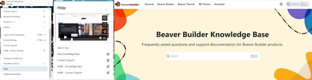 Screenshot of Beaver Builder's homepage