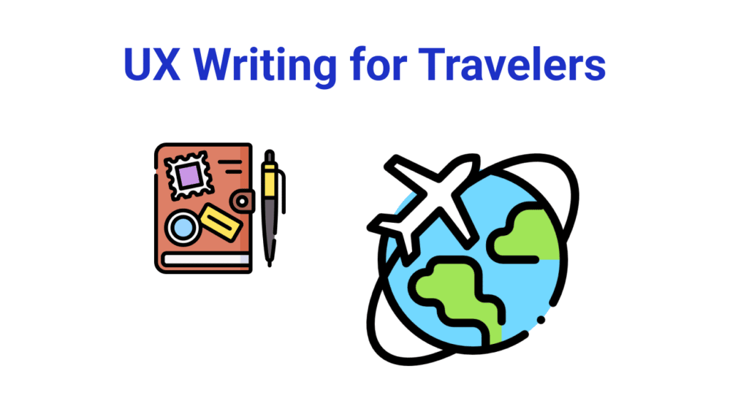 ux writing for travelers