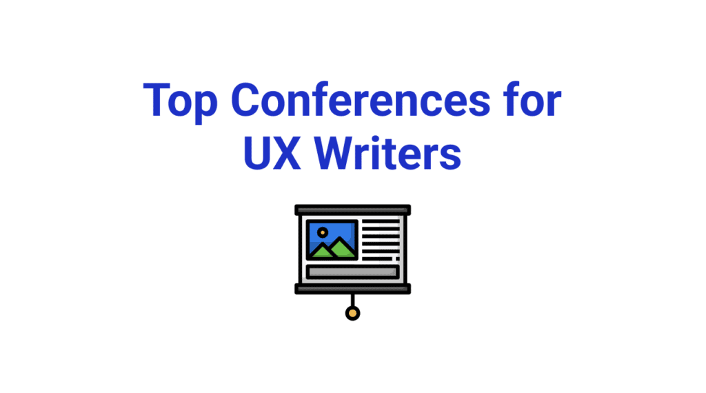 Top Conferences for UX writers in 2023